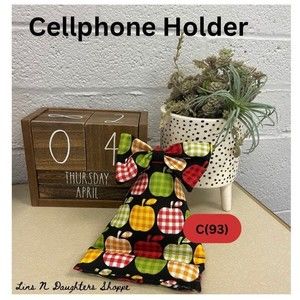 Handmade Cell Phone iPhone iPad Holder Stand Apple Teacher Gift Mothers Day Gift